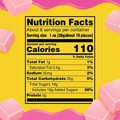 STARBURST Fruit Chews Candy - Minis All Pink, 8oz (Pack of 8) - Delicious STARBURST, Bulk Mini Candy, Bulk Box