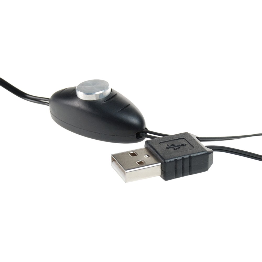 アイネックス(AINEX) INEX UFAN-14 USB Fan with Rubber Feet & Strong Switch 5.5 inches (14 cm)
