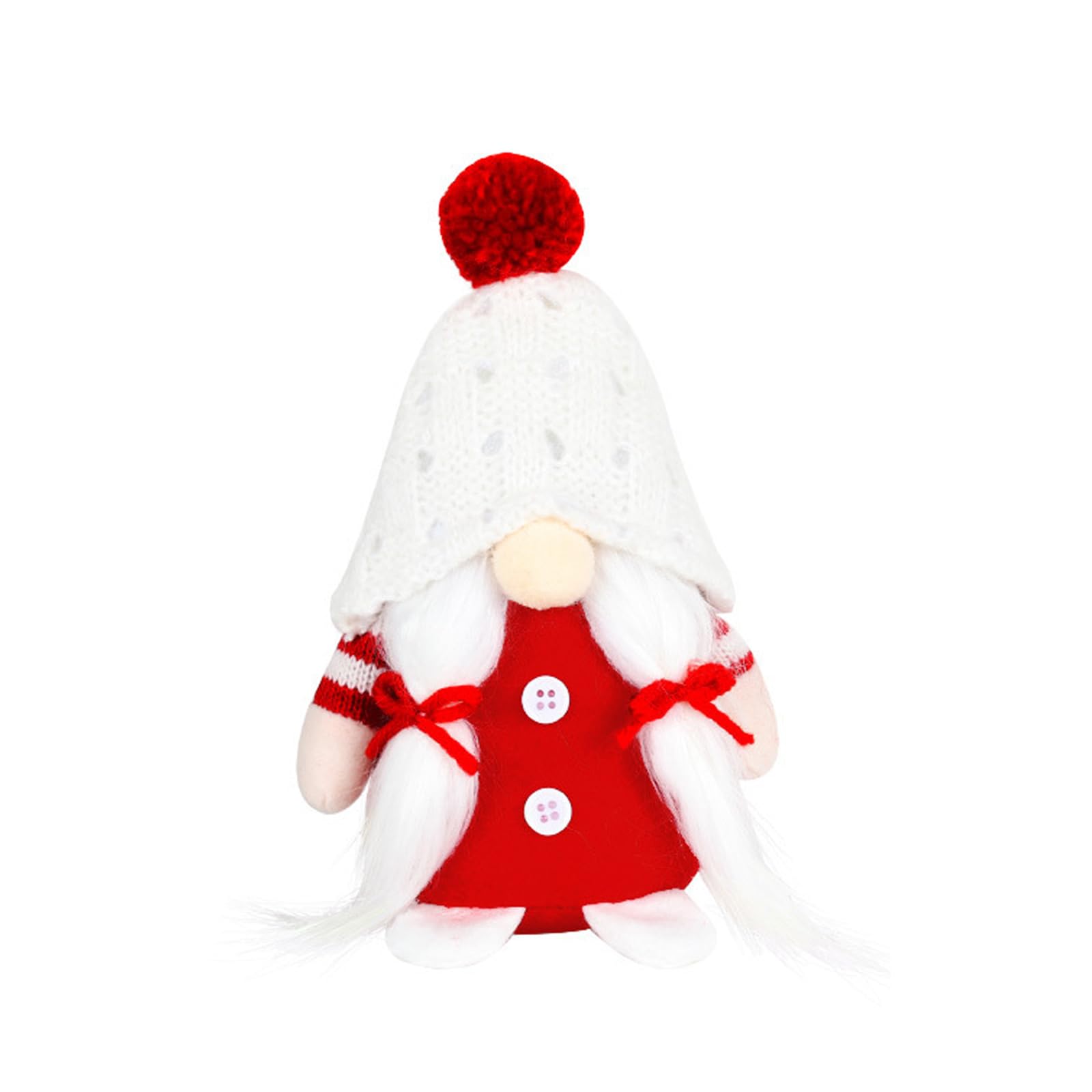 Poupée sans visage en tissu doux pour réussir votre décoration de Noël