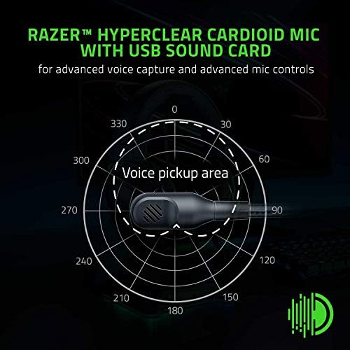 Razer Blackshark V2 - USB Ses Kartlı Premium E-Spor Kulaklığı (Triforce 50mm Sürücüler, HyperClear Kardiyod Mikrofon, Gelişmiş Pasif Gürültü Engelleme, THX Spatial Audio) Özel Sürüm - Görsel 4
