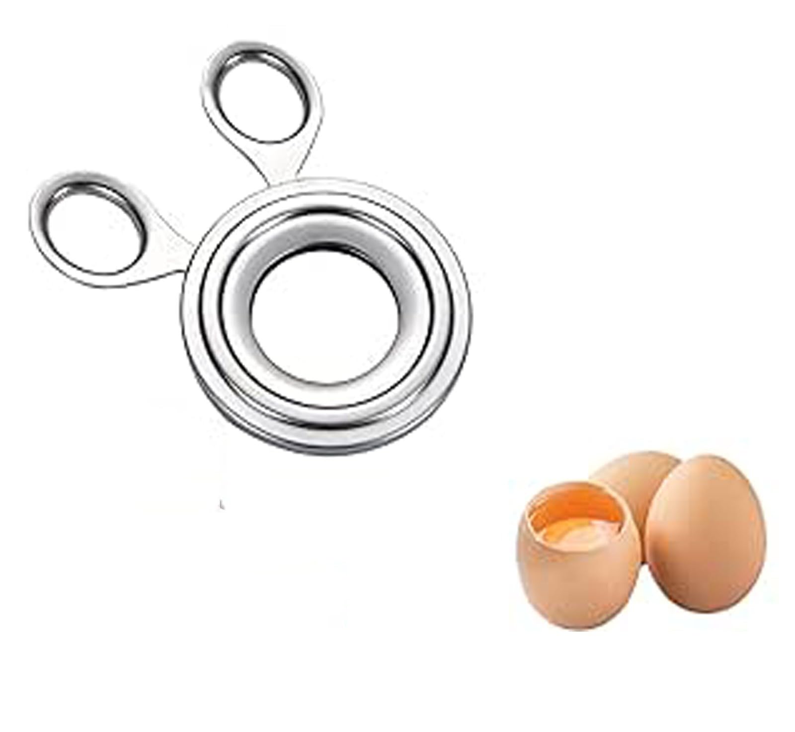 Coupe-oeuf En Acier Inoxydable Gcroet - Ouvre-oeufs Pratique Pour Oeufs Durs - 12.8cm - Lave-vaisselle Safe