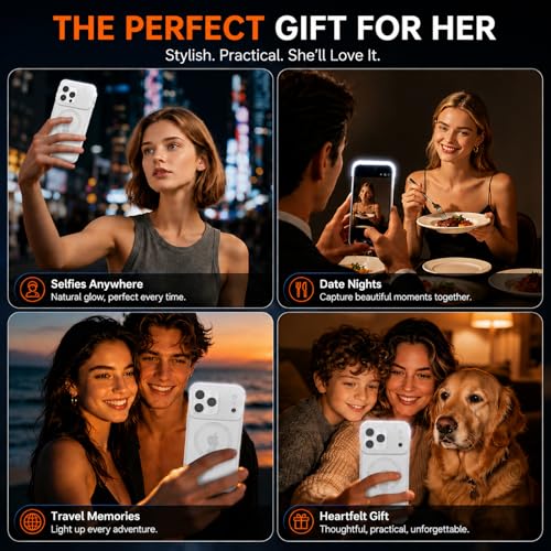 Coque iPhone 16 Pro Max protégeant la vie privée avec éclairage selfie intégré - 6