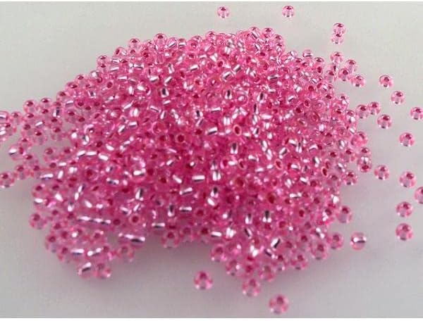 20g Round Rocailles Glass Seed Beads Preciosa Ornela 10/0, Deep Orange (93140), Bohemia Crystal Glass, Czechia 311 19 001