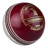 KOOKABURRA Unisex’s County League Cricketball, 156 g, Rot/Weiß