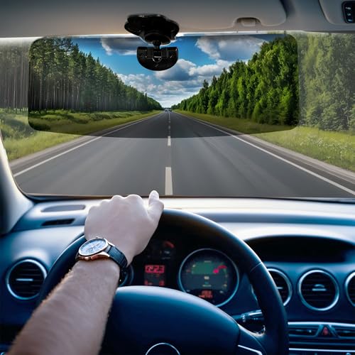 EnjoyCool Sun Visor Extender for Car, Polarized Sun Visor for Car, Adjustable Cars Visor Extender Sun Blocker,Protect from Glare and Harmful Light(1PCS)