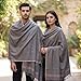 SHOPUKASA Men’s Shawl Winter Mens Scarf Keffiyeh Shemagh Cashmere Feel Scarves – Warm, Soft, Fashion Scarf for Men Gifts (Grey)