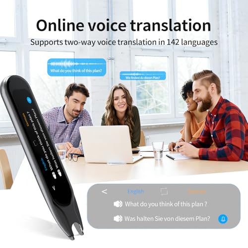 Translator Pen, Scan Reader Pen, Language Translator Device, Assistive Tool for Kids, Adults, Dyslexia, Language Learners and Learning Difficulties, Including 142 Languages (Grey) - Image 4