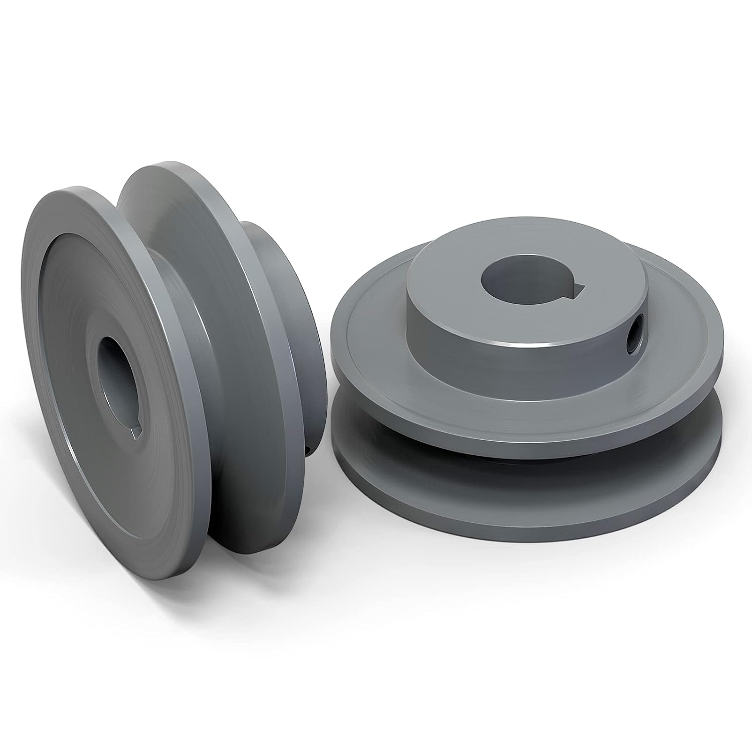 AK25-5/8" Single Groove V-Belt Pulley, 2.5" OD, 5/8" Belt Sheavess, Cast Iron, for V-Belt