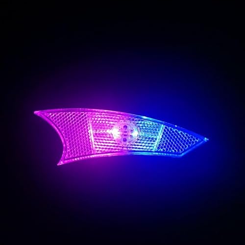 Helle wiederaufladbare LED-Speichenlichter mit Bewegungsmelder, USB-Radlichter für Mountainbikes für Fahrräder, Nachtfahrten, leichter, stabiler Kunststoff für Fahrrad-Dekor, mehrere Farben (rosa blau