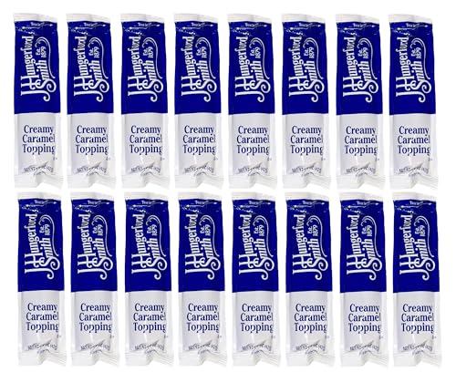 J Hungerford Smith Caramel Portion Control Packets 1.5 oz | Made in America | 16 Pack