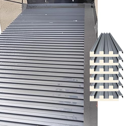 Panneaux de toiture robustes en aluminium anti-corrosion de 130 cm