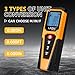 LAISAI Laser Measure, Laser Distance Measuring Tool, M/in/Ft Unit Switching Backlit LCD and 2 × AAA Batteries, 130 FT Distance Accurate and Fast Measurement Laser:Class IIIA, 0.9mW -1.0MW