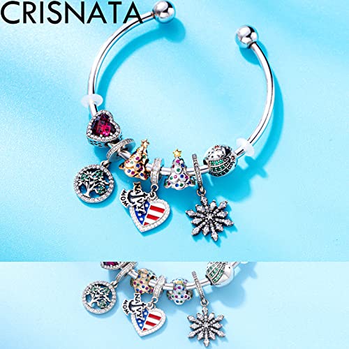 Rose Gold Christmas Tree Charms With Colorful Cz, Fits Pandora 2023 Xmas Bracelet, 925 Sterling Silver Festival Beads, Gifts For Friends/Mother/Grandma/Children/New Year #TOP3