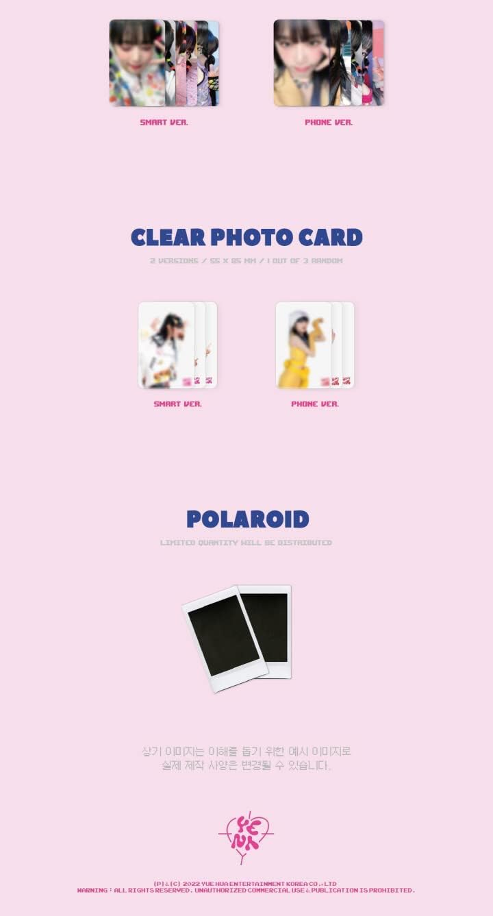 DREAMUS Choi Yena SMARTPHONE 2nd Mini Album Contents+1p Folding Poster On Pack+Tracking Sealed (Random)