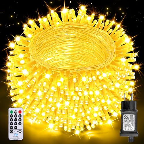 Auriostar Lichterkette Außen 20M 200 LED - Lichterkette...