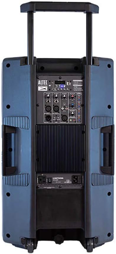 Арткы view of the Altec Lansing ALP-L2200PK speaker showing the control panel with various inputs and outputs.