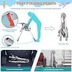 LIVINGbasics 3-in-1 High Chair for Baby | Foldable Baby Feeding Chair with Wheels, 6-Position Adjustable Seat Height, 3-Position Adjustable Food Tray, 33 lbs Cap