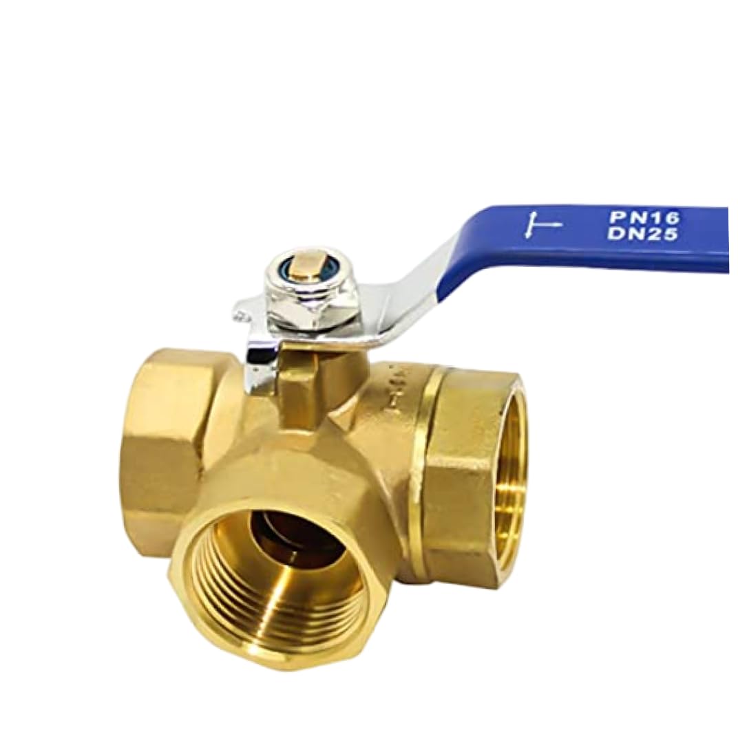 Robinet trois voies de type T pour circuit d'eau de jardin et maison