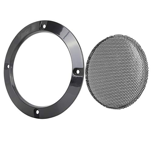 Subwoofer auto protégé avec cette grille décorative en métal de 10,2 cm