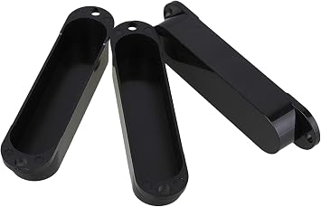 Pack of 6pcs Humbucker Pickup Covers and Single Coil Pickup Covers for Electric Guitar Replacement Parts No Holes