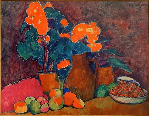 Affiche toile Alexej Von Jawlensky reproduction d'art premium pour décoration murale