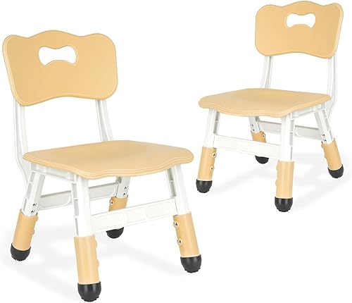 Silla para niños de altura ajustable, sillas para niños de 2 a 8 años con fundas para pies para el hogar, aula, jardín de infantes y lugares para