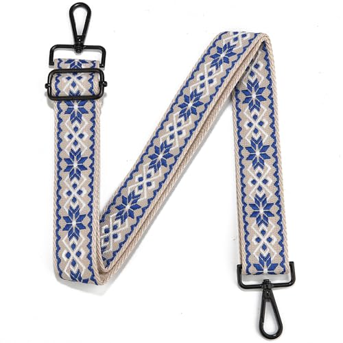 Image of Crossbody Straps for Purses Silver Hardware Purse Strap Wide Shoulder Strap Adjustable Replacement