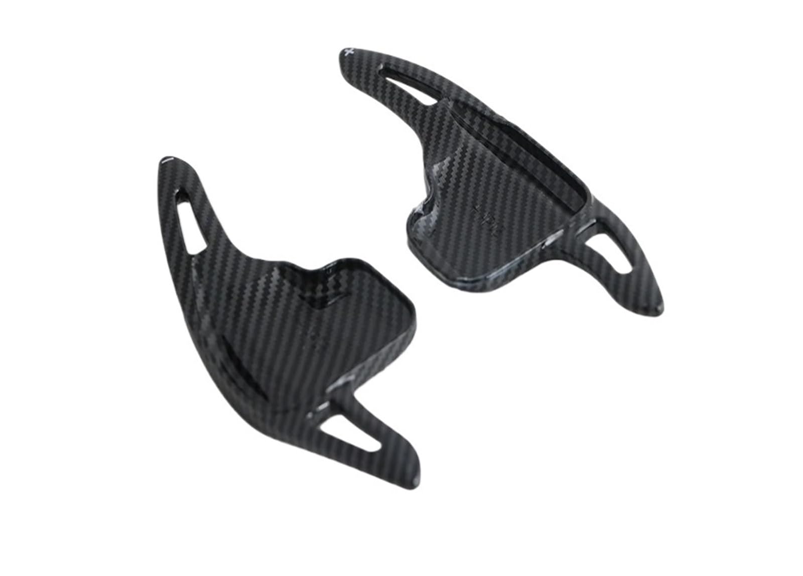 Xxiucj Car Paddle Shifter Extensions for BMW for F01 F06 F07 for F10 F15 F16 for F20 F22 for F45 for F30 F34 F36 Auto Steering Wheel Rear Shift Paddle(Carbon Black)