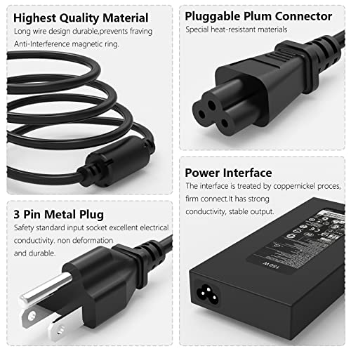 150W Ac Adapter Charger Fit For Original Hp Zbook 15 16 17 G3 G4 G5 G6 G7 Zbook Studio15 Omen X By 15 17 Adp-150Xb B 776620-001 917677-003 75626-003 917677-001 Laptop Power Supply #TOP2