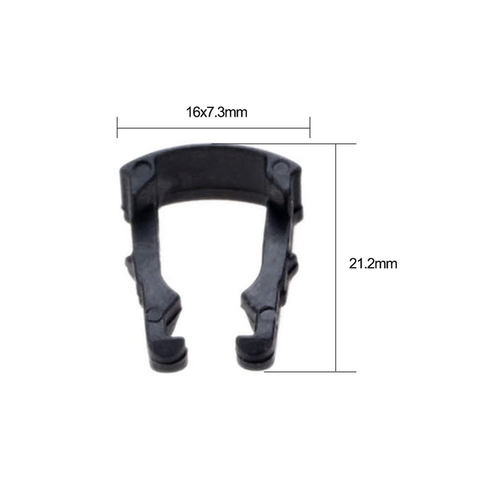 HIKNNE Qizm 20Pcs Plastic Car Fuel Filter Tubing Connector Fastener Clip Fit for Skoda Octavia Fit for VW Bora Fit for Jetta Black Plastic Auto Clips