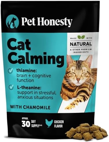 Calming Chews for Cats - Cat Anxiety Relief + Helps Reduce Stress...