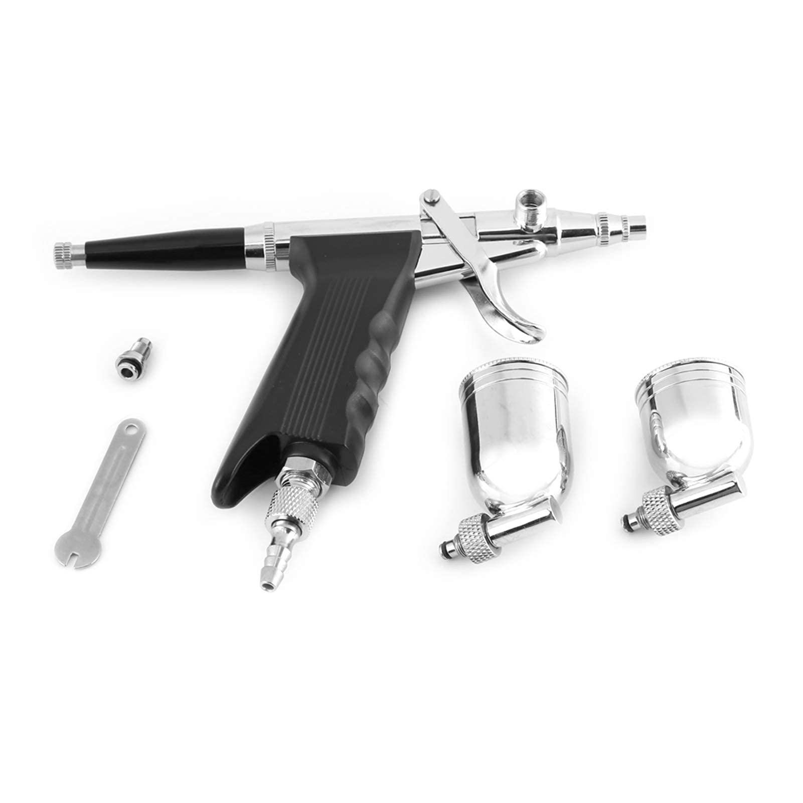 Kit aerografo multiuso per spruzzatore di vernice con aerografo per grilletto per pistola a spruzzo con 2 tazze per pittura artistica