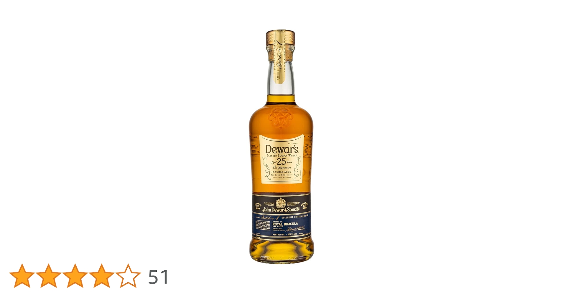 ウイスキー Dewar's 25 Years Old 700ml Dewar's 25-year-old - Ratings and reviews - Whiskybase