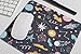 Produktbild Rocket Planets Mouse Pad Niedliches schwarzes Mousepad Damen Schreibtischzubehör Bürobedarf Astronomisches lustiges Geschenk für Mitarbeiter Boss Kind A585