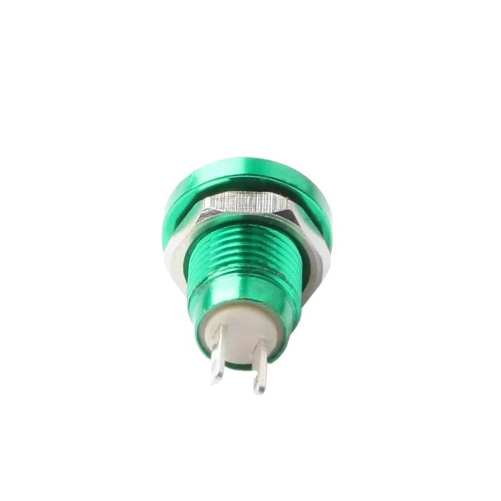 Lot de 1/10/50 boutons poussoirs momentanés en métal, 8 mm, étanches, for sonnette de porte, démarrage automatique du moteur(Blue,10PCS)