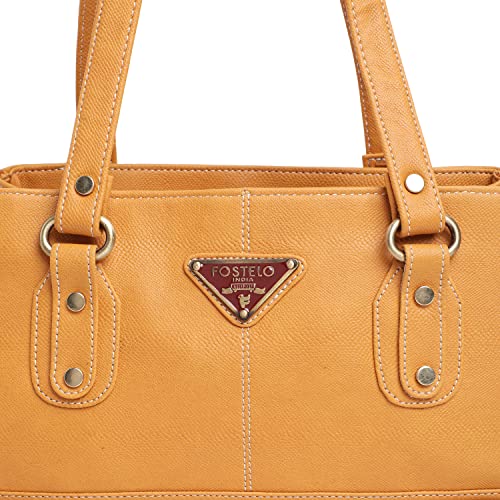 Image of Fostelo Women's Nightingale Satchel Tote Handbag for Women | Ladies Purse | Stylish Shoulder Bag | Gift For Women