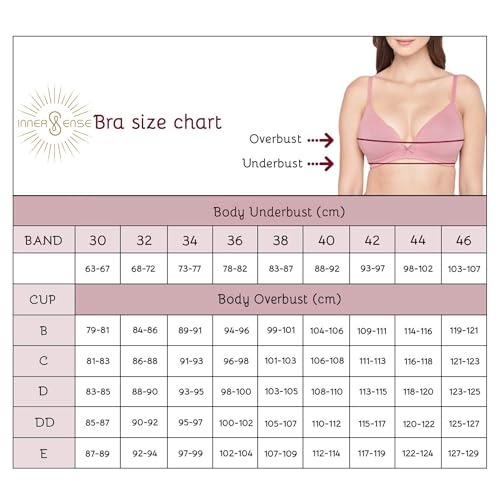 Image of Inner Sense Organic Cotton Bamboo Nursing Bra for Women I Non Padded Feeding Bra with Keyhole Back Design and Wire Free I Maternity Innerwear with Full Coverage