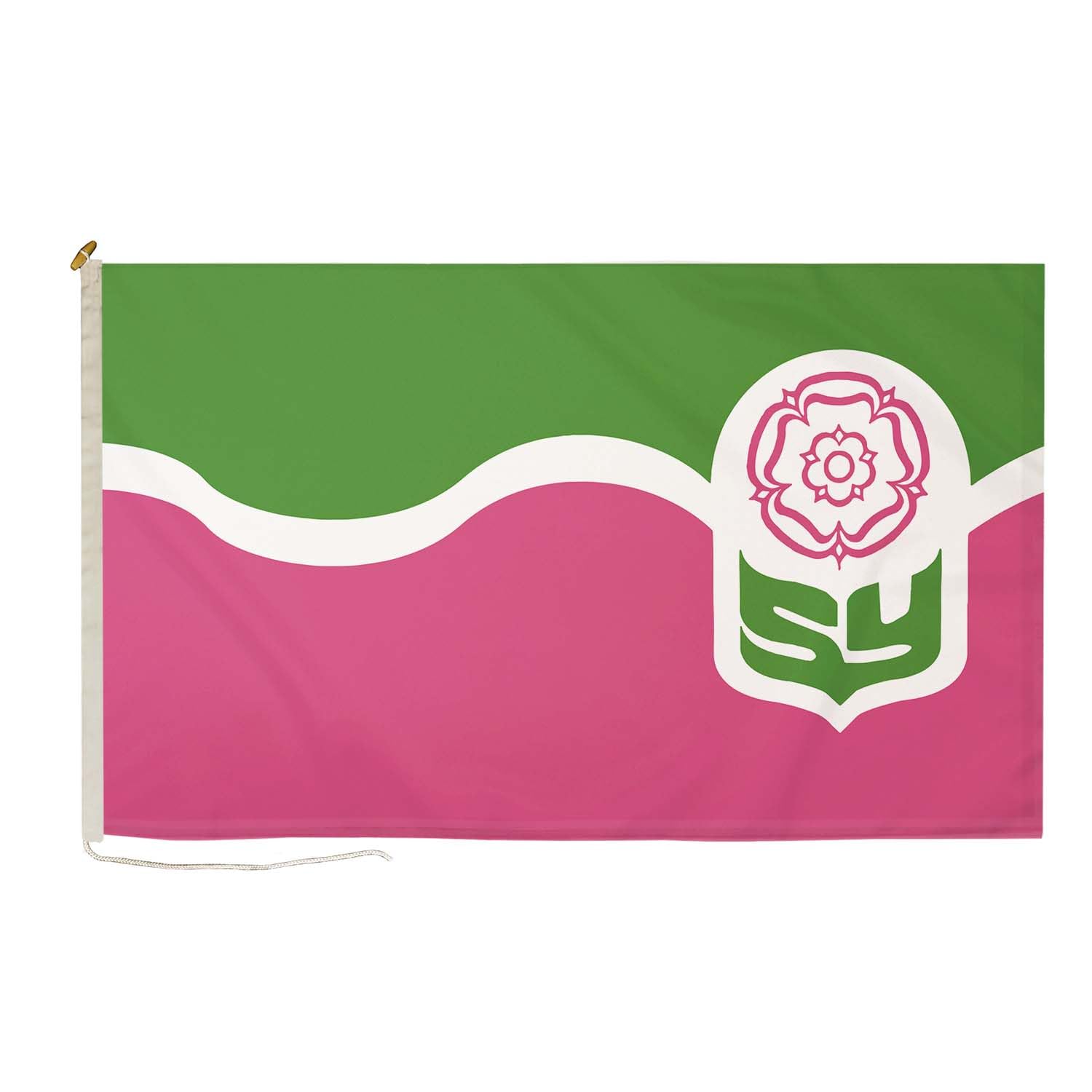 DuraFlag South Yorkshire Flag Premium Quality With Rope & Toggle Fittings Reinforced Stitching Suitable For Flagpoles 3ft x 2ft (90cm x 60cm) — image 1