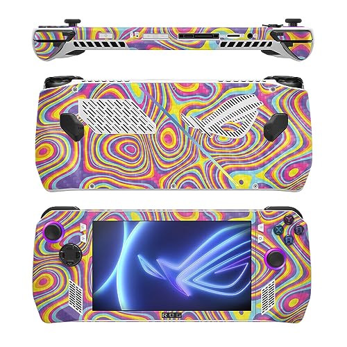 Image of MightySkins Carbon Fiber Skin Compatible with Asus ROG Ally - Gobstopper | Protective, Durable Textured Carbon Fiber Finish | Easy to Apply