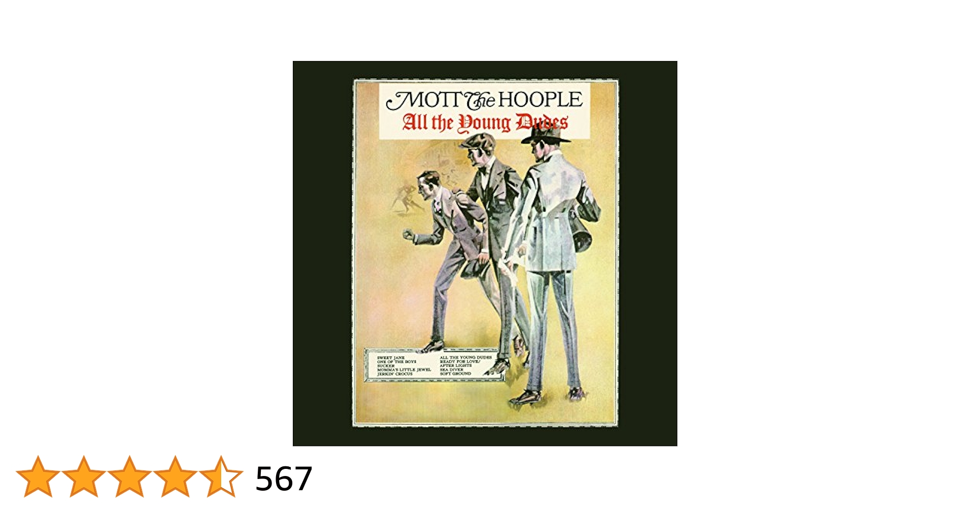 邦楽 MOTH POET ALL STARS/ALL THE YOUNG DUDES Amazon.com: All The Young Dudes: CDs & Vinyl