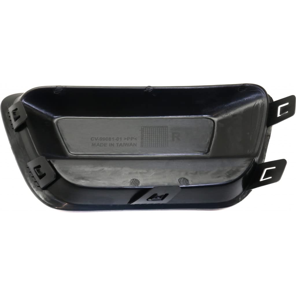 For Chevy Colorado 2015 16 17 18 19 2020 Fog Light Cover Passenger Side | Black | PP Plastic | Replacement For GM1039183 | 191275123669, 22925745