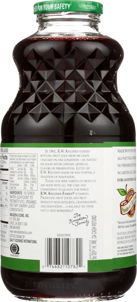Knudsen Just Juice, Tart Cherry 32 fl.oz (Pack of 6)