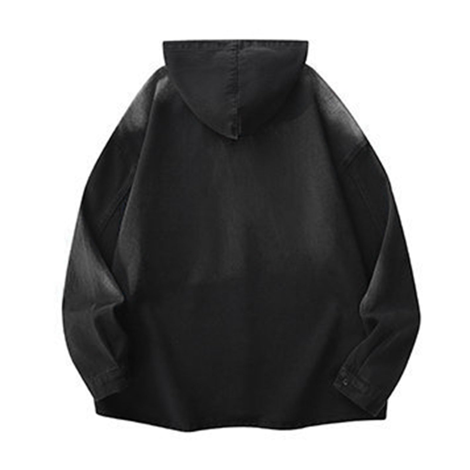 Sudadera con Capucha Hombre Hoodie Chaqueta Vaquera Estilo con Elegante para Hombre Sudadera Urbana Moderna de Vestir Casual
