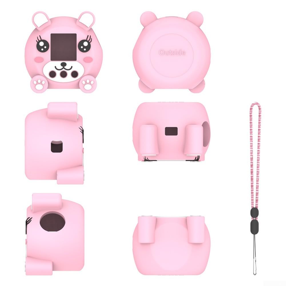 Interactive Digital Toy,Protective Silicone Case For Punirunes Interactive Digital Toy(for PINK)
