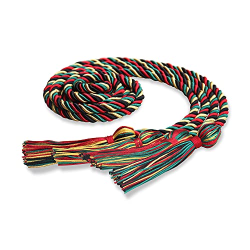 Image of Endea Graduation Double Honor Cord Three-Color (Kente)