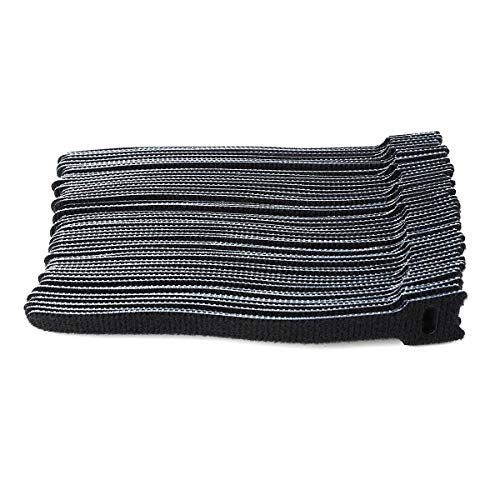 Preisvergleich Produktbild IDEALEBEN 50 Stk. Klett Kabelbinder Wiederverwendbar