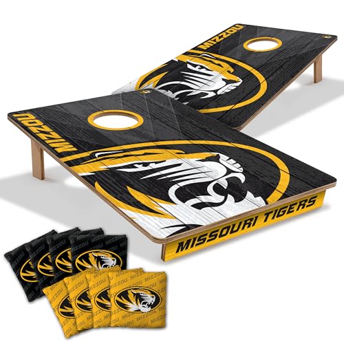 YouTheFan NCAA 2 x 3 Wood Cornhole Game with Logo Bags