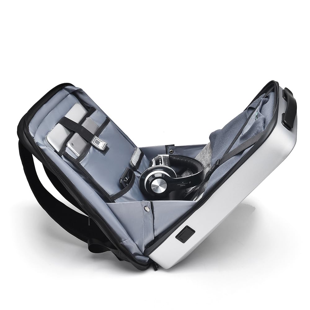 Stile semplice Zaino Porta PC 16 Pollici Impermeabile Zaino espandibile Uomo Lavoro con porta USB Zaino Antifurto Uomo per Uffico Università Scuola Viaggio Business