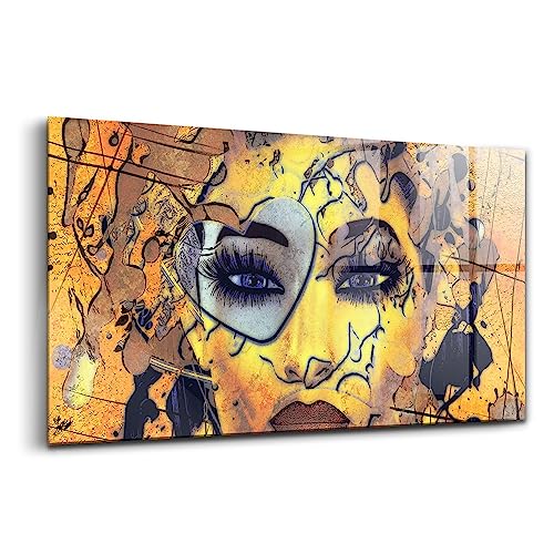 Wallart moderne pour salon peinture murale en verre innovante