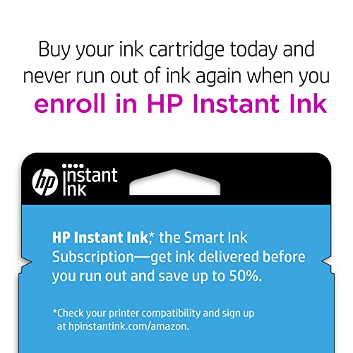 Original HP 67 Black Ink Cartridge | Works with HP DeskJet 1255, 2700, 4100 Series, HP ENVY 6000, 6400 Series | Eligible for Instant Ink | 3YM56AN